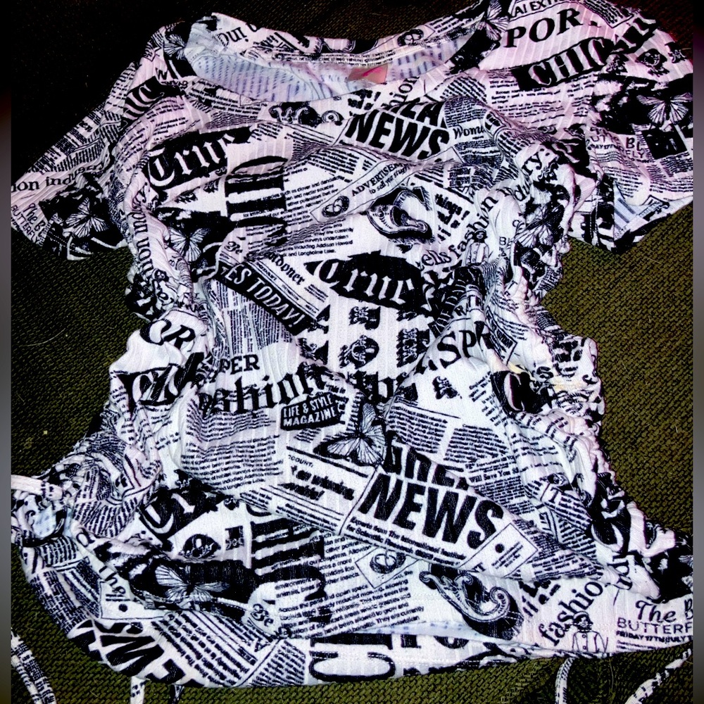Brand new from nyc laced up ties on the side